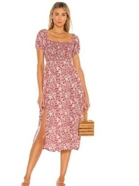 Resa Kaia Midi Dress Smocked